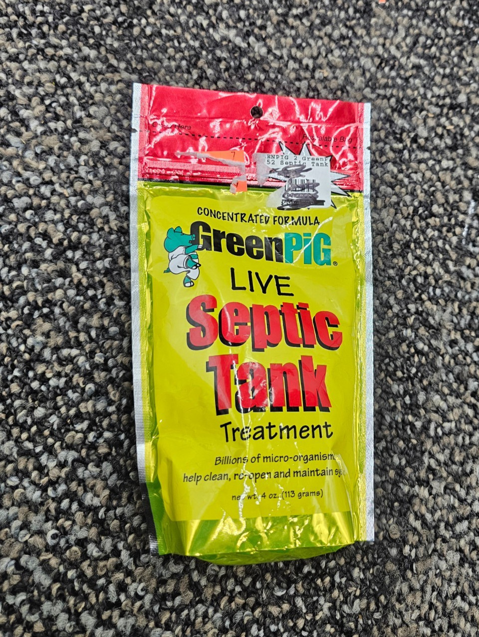 (QTY 3) GreenPig Live Septic Tank Treatment, Concentrated Formula 4 oz.
