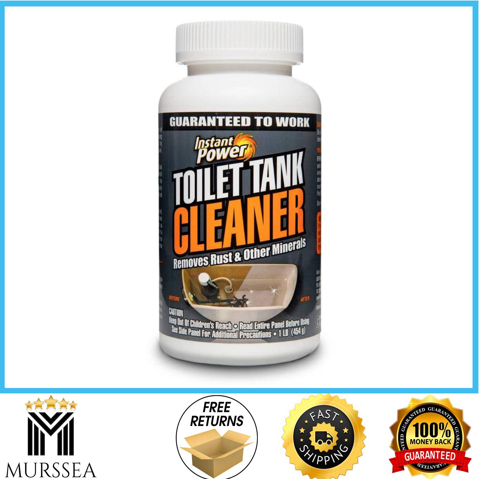 Toilet Tank Cleaner Instant Power Fresh Scent 1 lb., Removes Hard Water Deposits