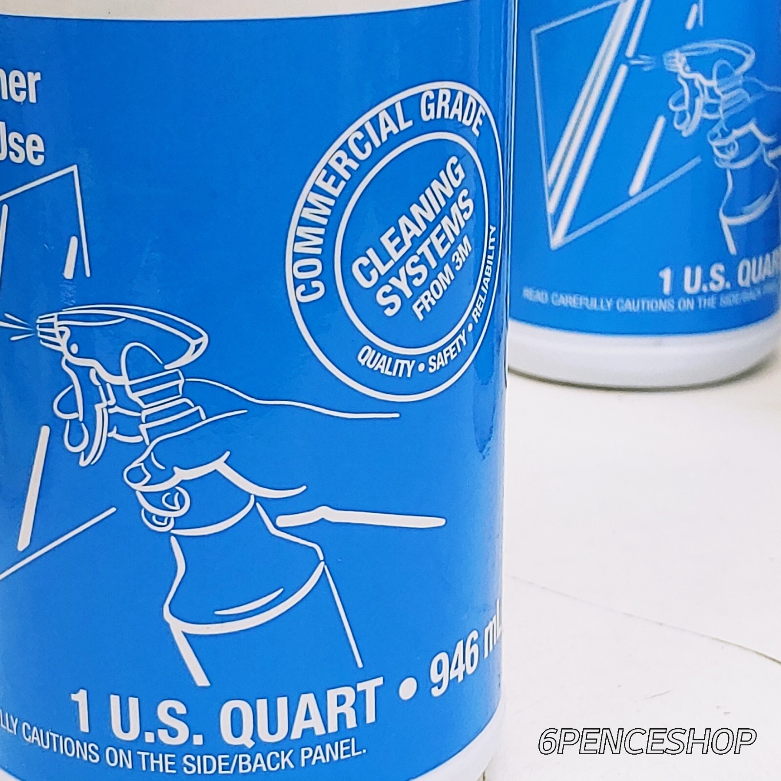exp 09/2022 lot of 4 3M Fast-Drying Glass Cleaner Without Ammonia MCO 35142 /4pk