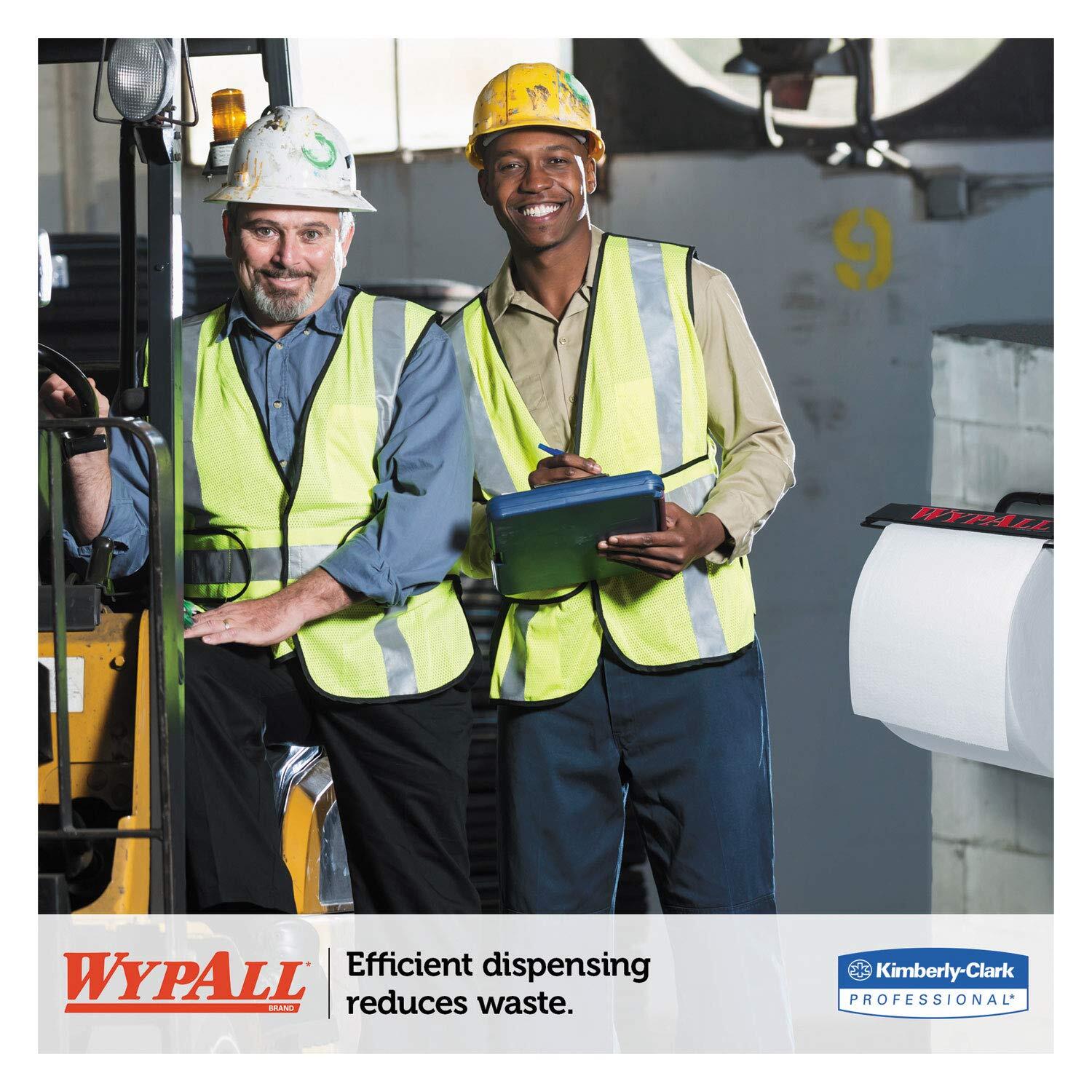 Wall Mounted Dispenser for Kimtech and Wypall Wipes Jumbo Roll Space Saver