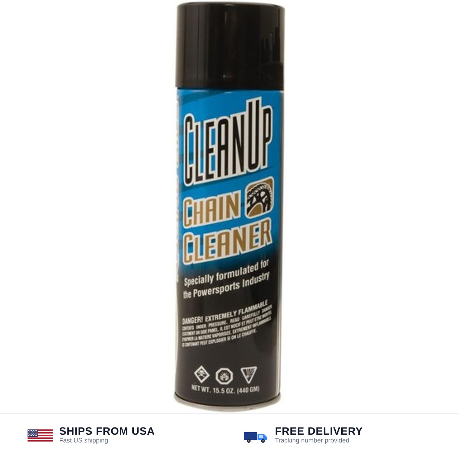 Maxima 75920 Clean-Up Chain Cleaner – 15.5 oz. Aerosol