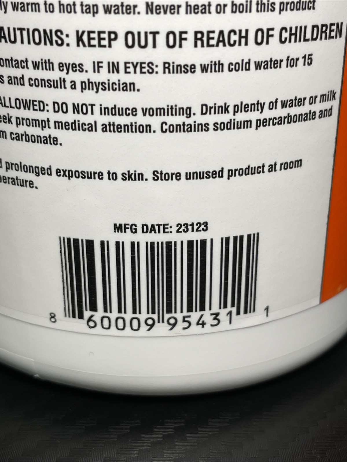 Oxydol Oxygen Orange All Purpose Spot Remover 15oz New