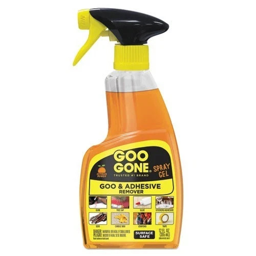 Goo Gone Spray Gel Cleaner, Citrus Scent, 12 oz Spray Bottle, 2/Pack