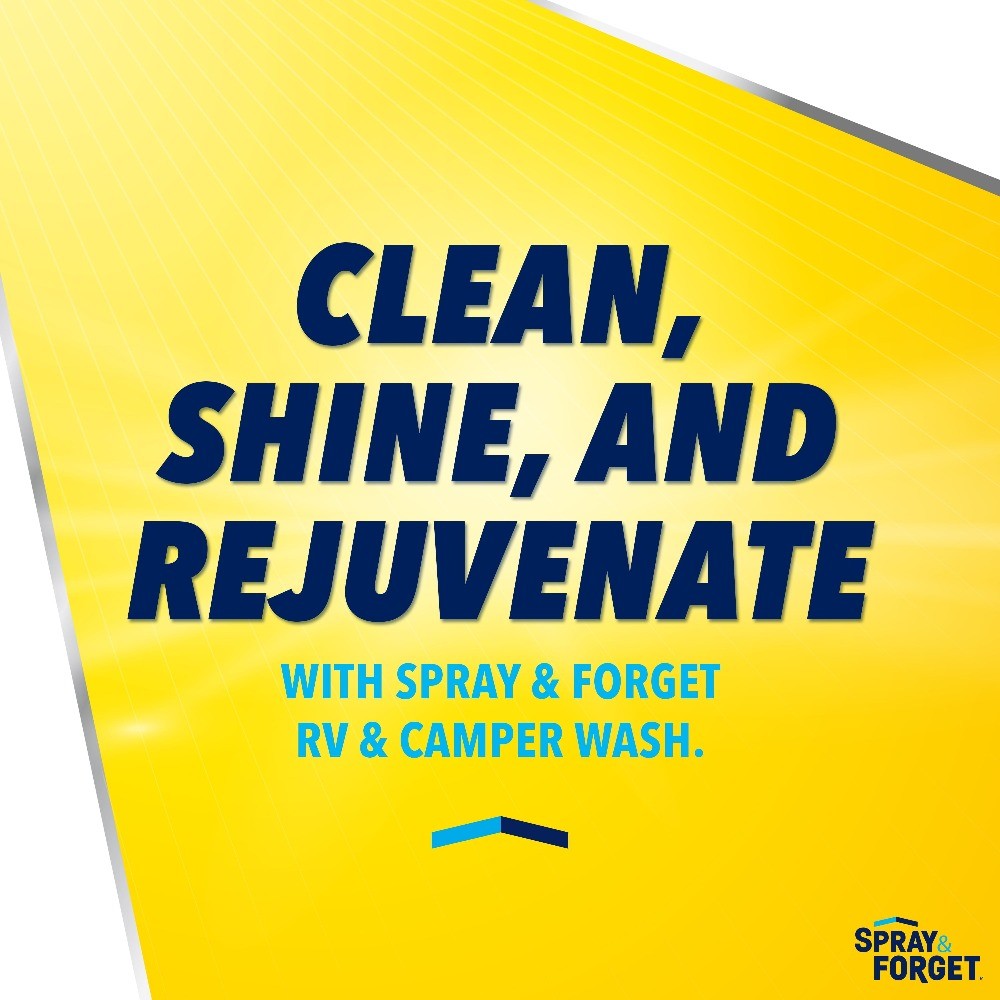 Spray & Forget RV & Camper Cleaner with Hose End Adapter – 1 Quart