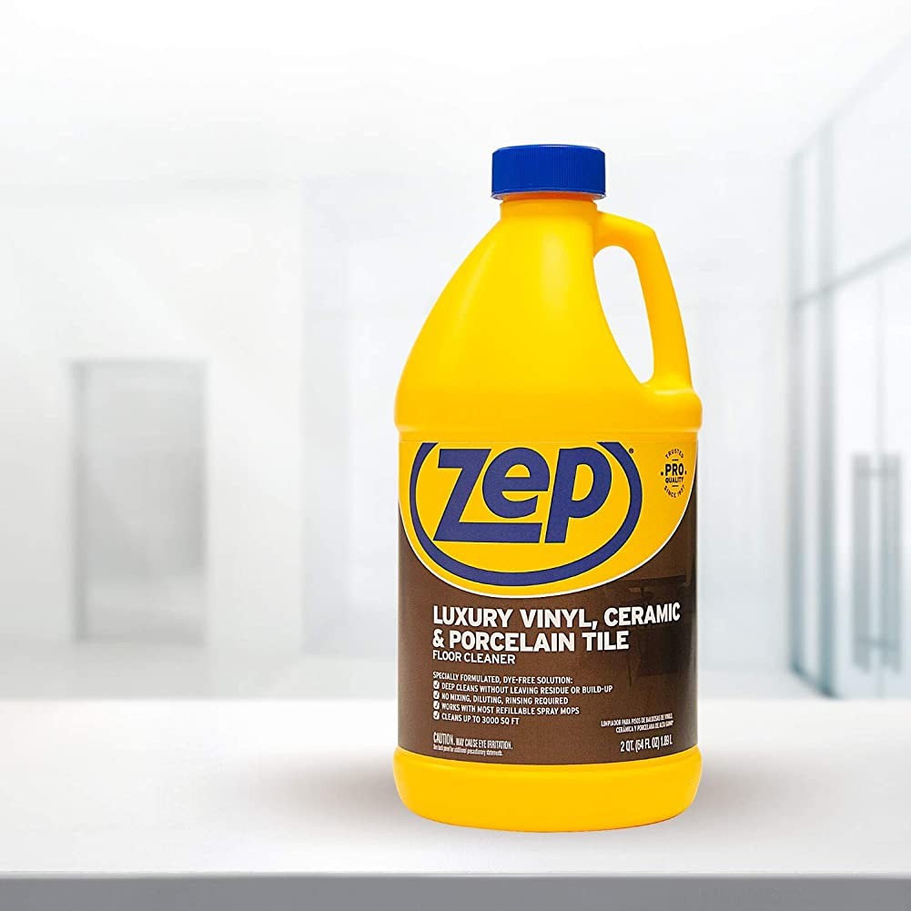 Zep Luxury Vinyl, Ceramic and Porcelain Floor Cleaner – 64 oz (Case of 6)