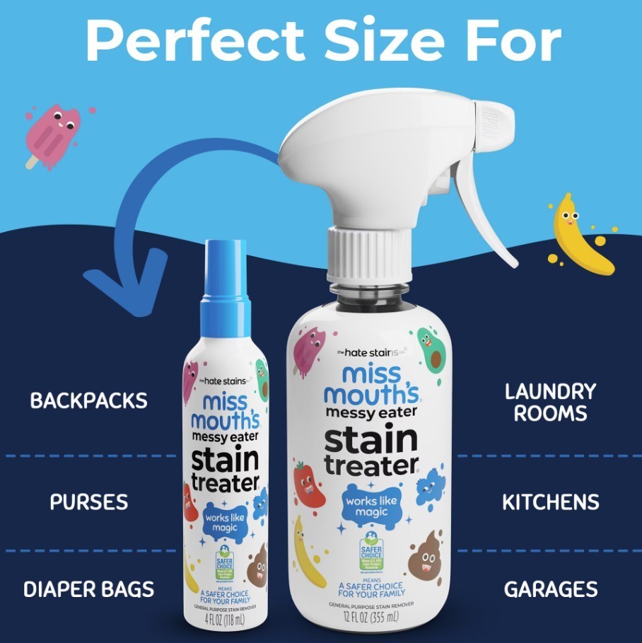 [SALE] Miss Mouth’s Messy Eater Stain Treater Spray 12 fl oz Baby Kids 2 Pack