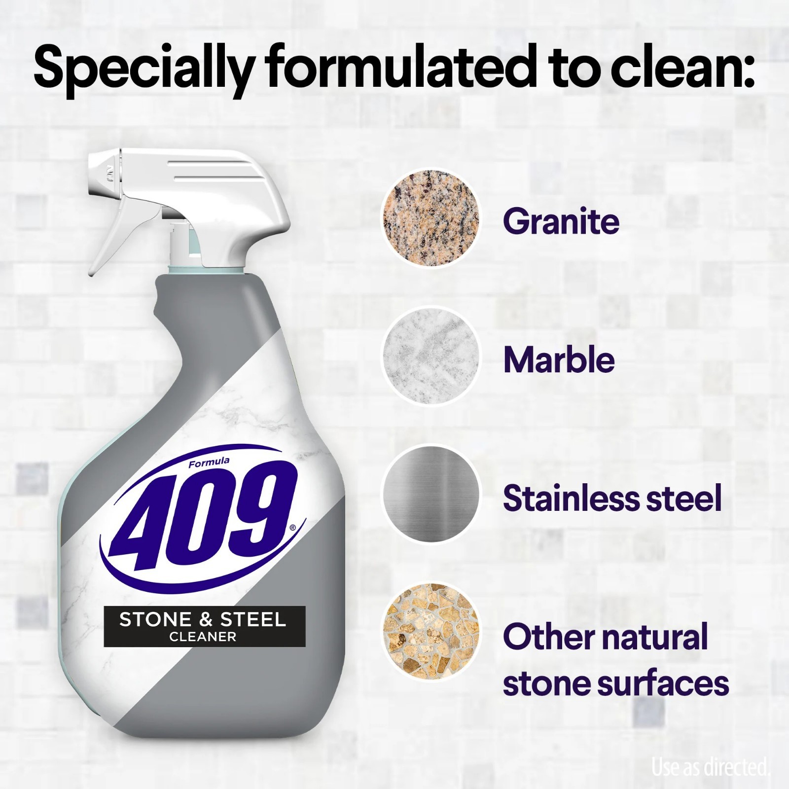 Formula 409 Stone and Steel Cleaner, 32 oz, Spray Bottle