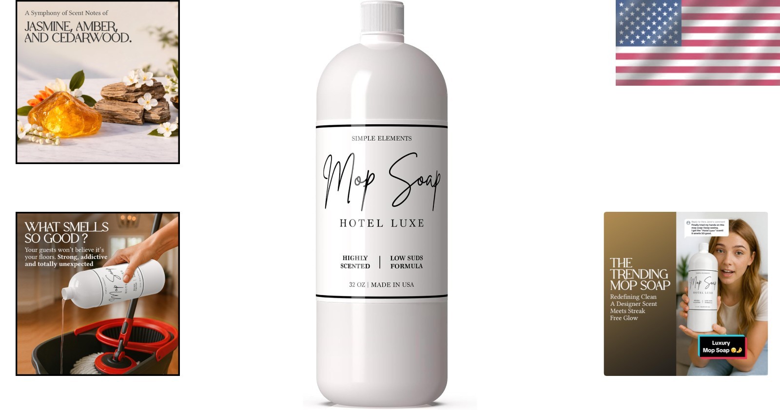 Mop Soap Highly Scented Fragrance, Long Lasting Luxury Floor Cleaner for Hard…