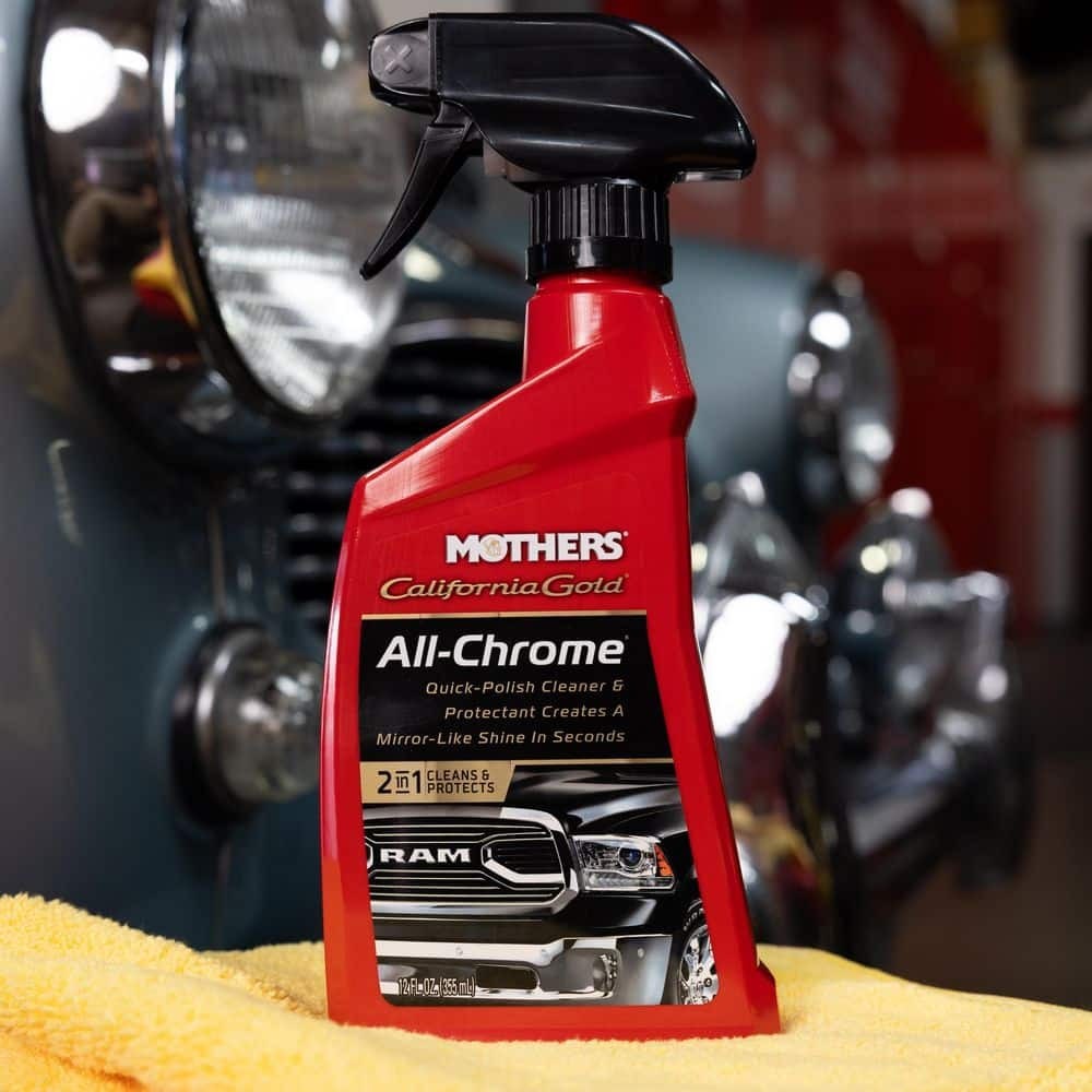 12 Oz. California Gold All-Chrome Polish and Cleaner Spray