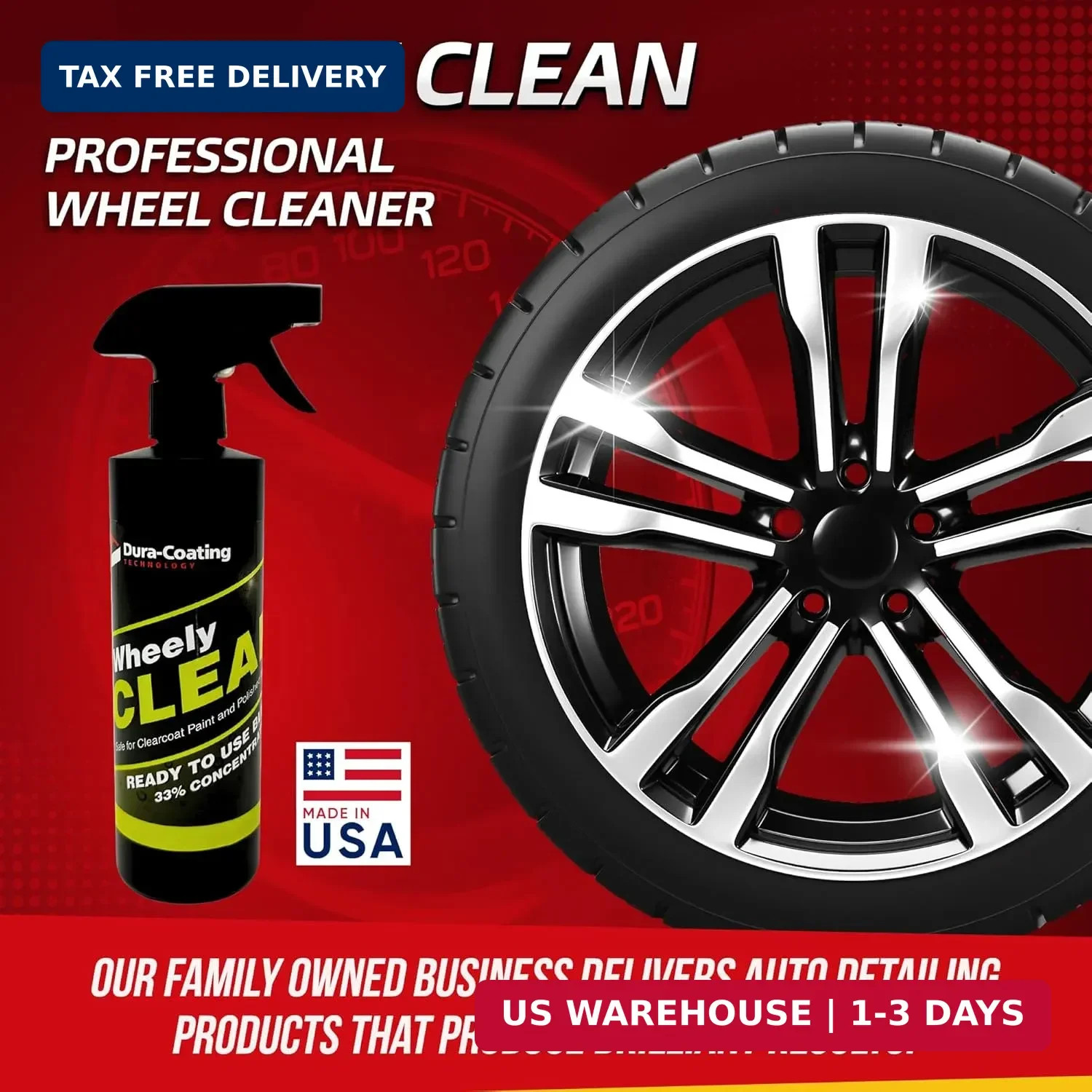 DURA-COATING Professional Wheel Cleaner Spray 16 oz