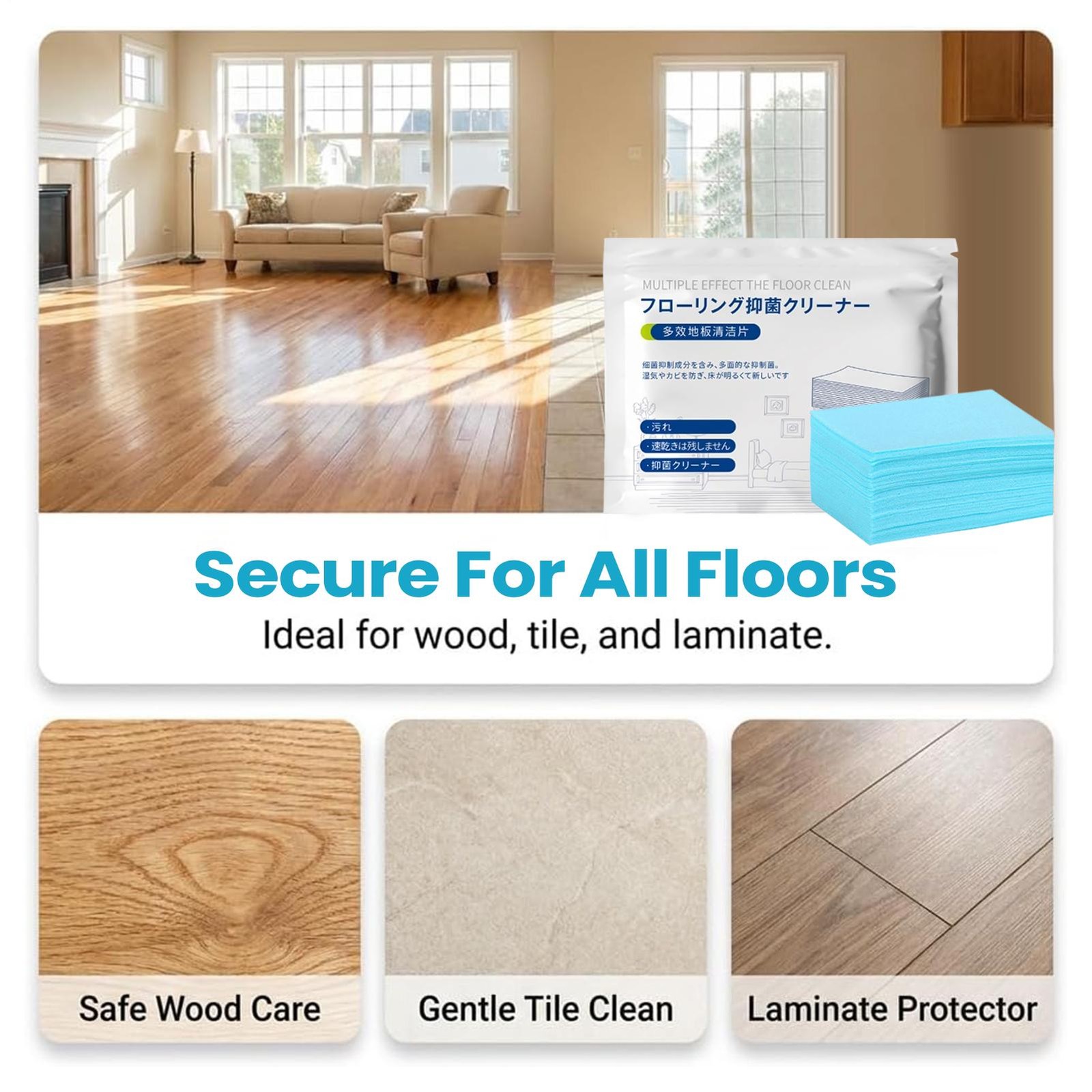 120 Pcs Hardwood Floor Deep Cleaning Tablets, Multiple Effect The Floors Clean