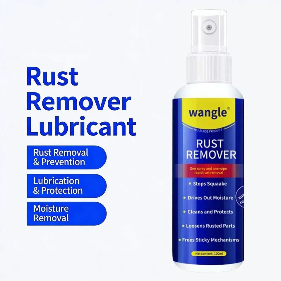 Metal Rust Remover Heavy-Duty Rust Remover 100Ml Quick-Acting Cleaner HOT