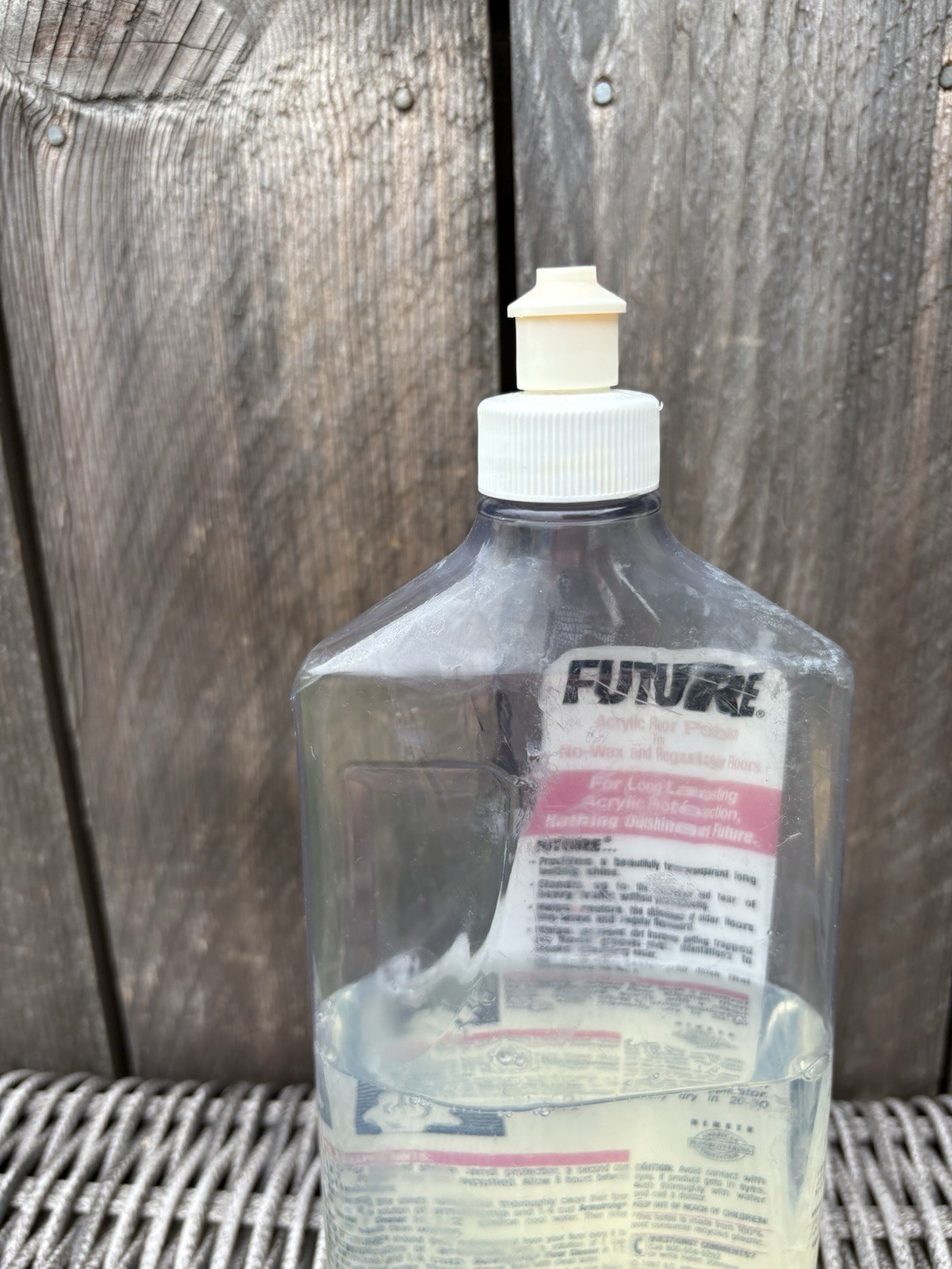 SC Johnson Future Acrylic Premium Floor Finish Polish 27 fl oz Bottle Used