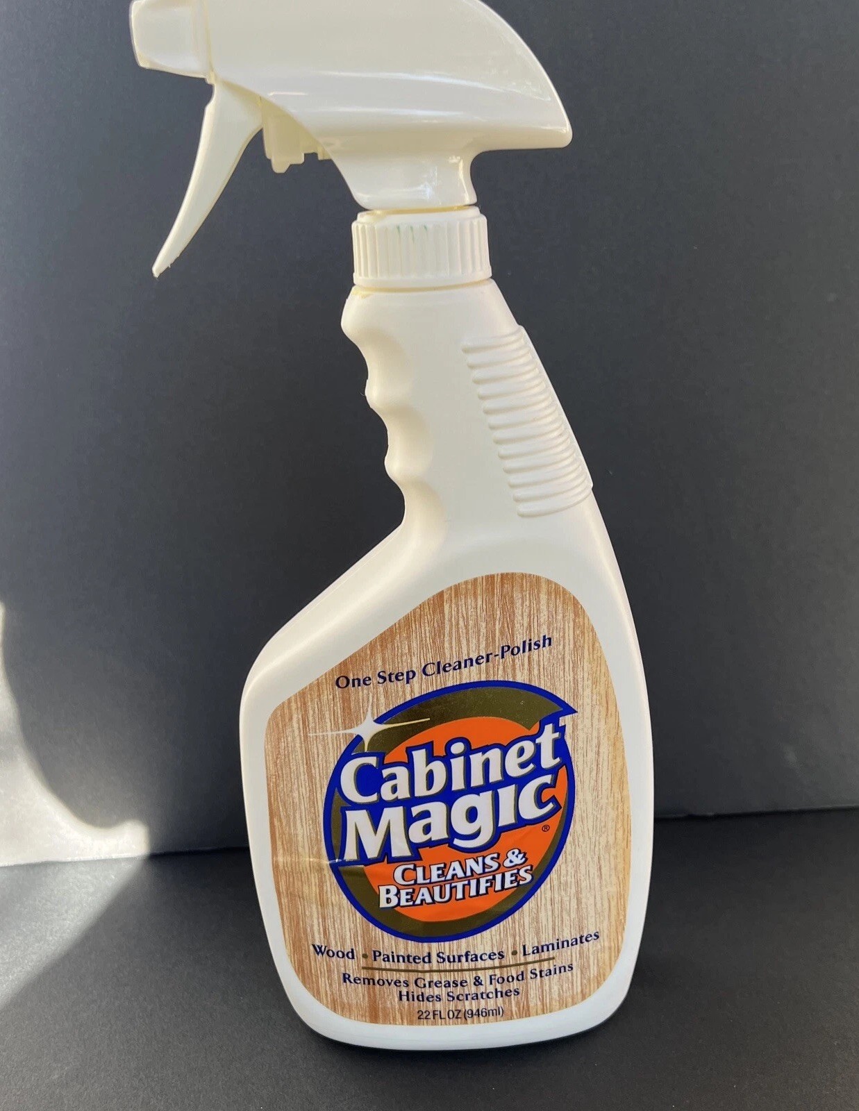 Cabinet Magic Wood Laminate Cleaner Polish Non-Aerosol 22 oz Trigger spray *NEW