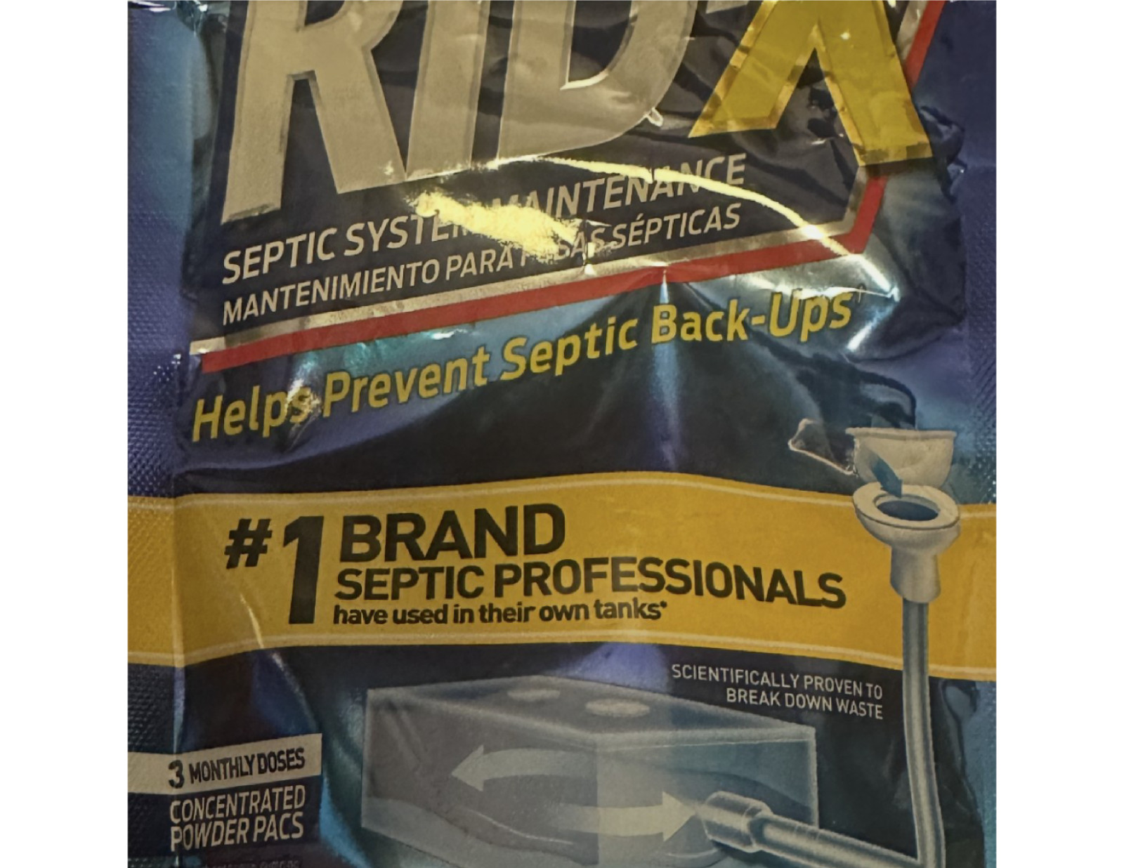 8 RID-X Septic Tank Treatment Pods – 3 Month Supply each
