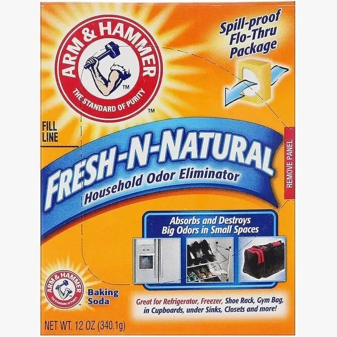 12 Arm & Hammer Baking Soda Fresh-N-Natural Household Odor Eliminator Each 12 oz