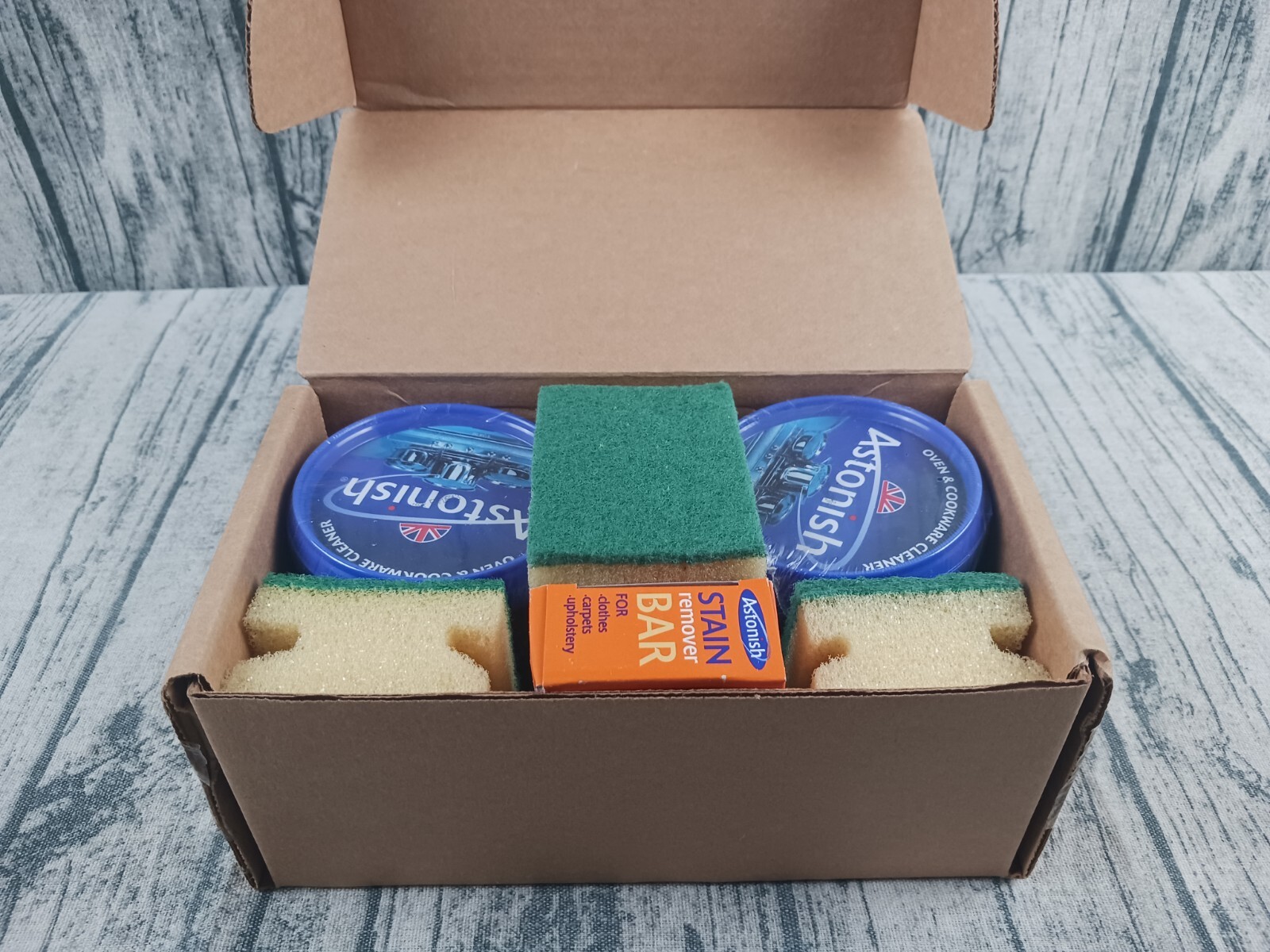 Astonish Cleaning Paste 17oz (Set of 2) Oven Cookware Scrubber Cleaning Set New