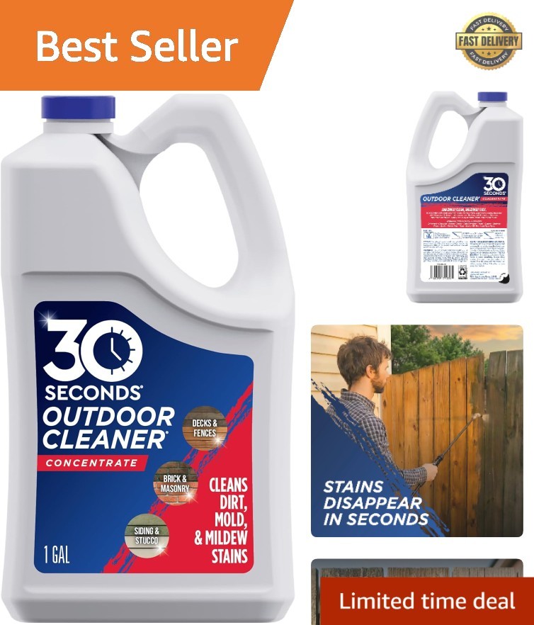 Outdoor Cleaner Dirt,Mold & Mildew Cleaner & Stain Remover Concentrate | 1 Ga…