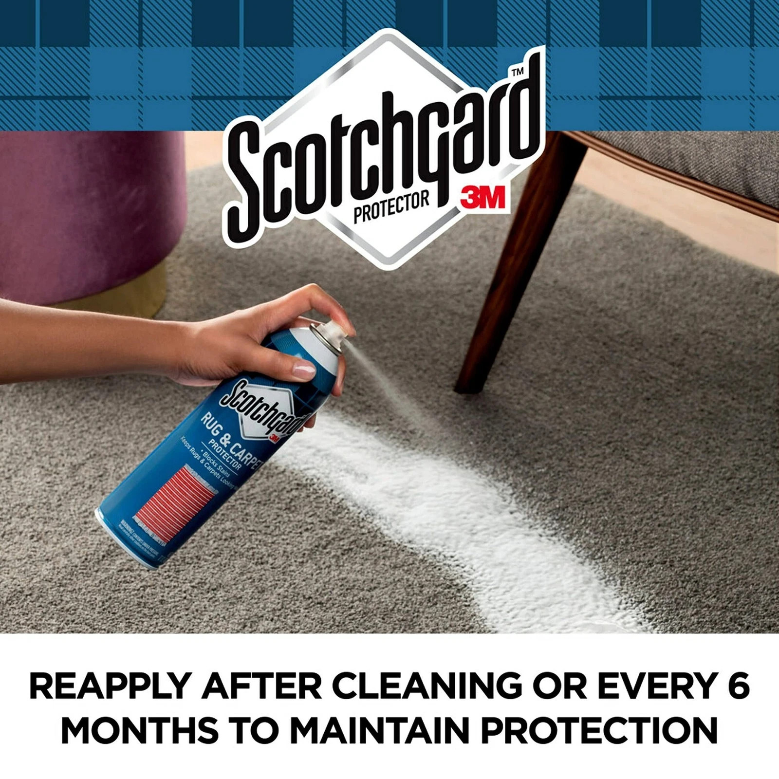 Scotchgard Rug & Carpet Protector Spray 17oz (Pack of 6) – Stain Blocking