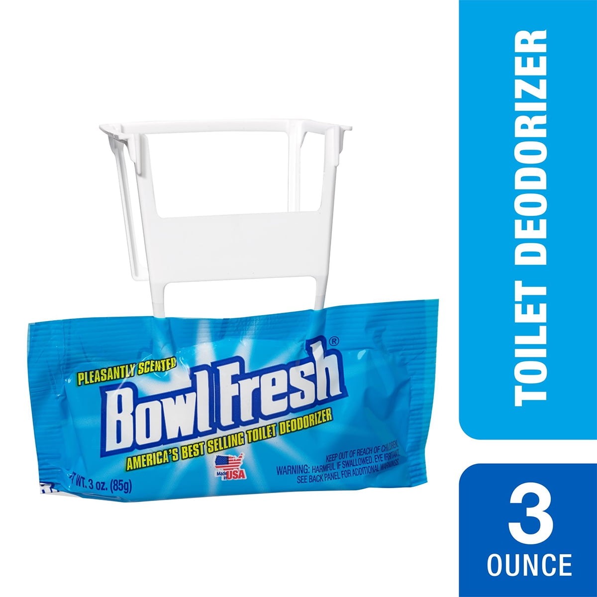Bowl Fresh Toilet Bowl Deodorizer, Pleasantly Scented, 3 oz, 20 Pack