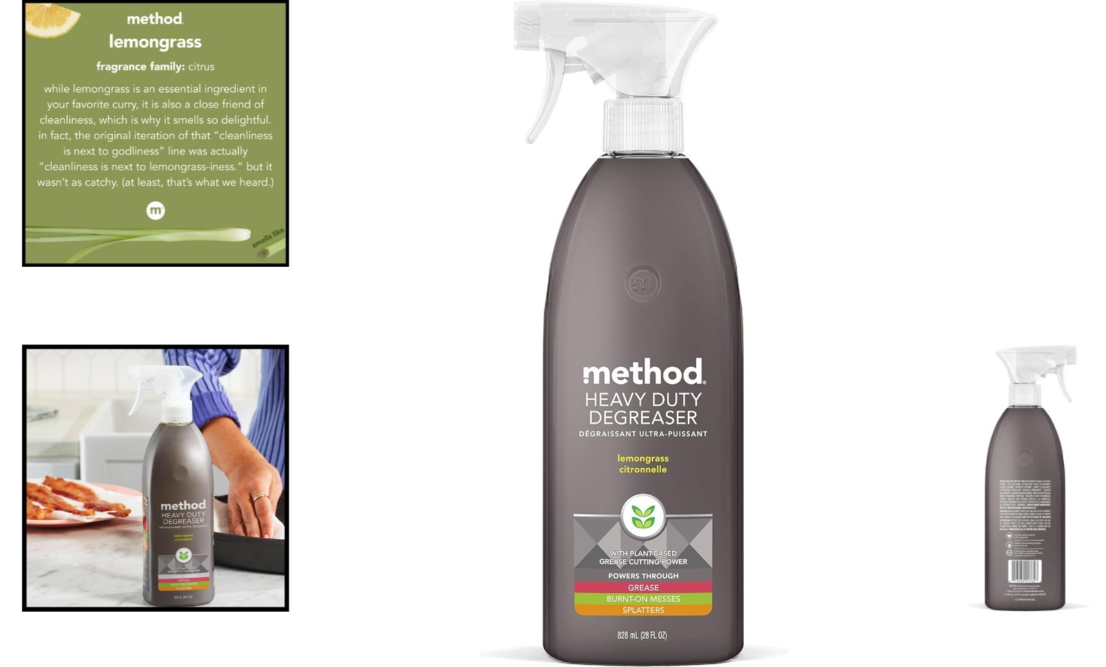 Powerful Grease Remover Spray Lemongrass Fragrance 28 Fl Oz