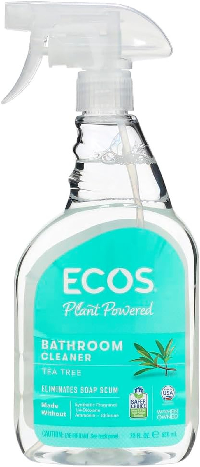 Earth Friendly Products Shower Cleaner with Tea Tree Oil Familyvalue 4Pack (22-O