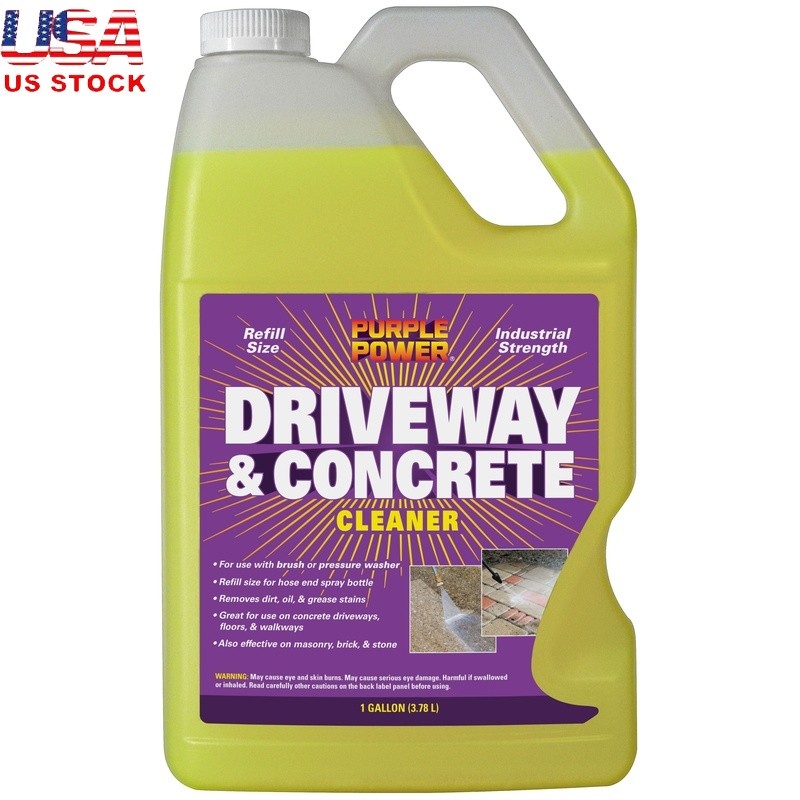 Driveway Concrete Cleaner Gallon Heavy Duty Degreaser Oil Stain Remover New