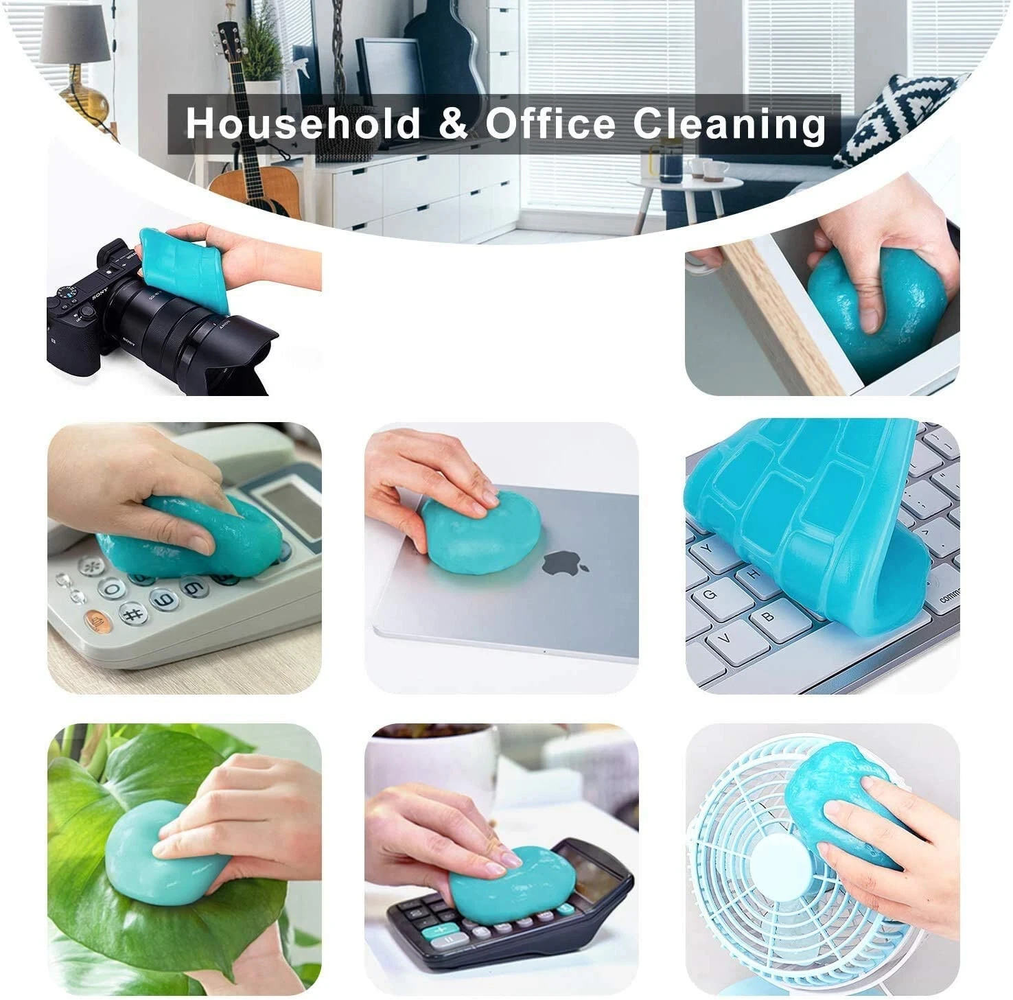 Cleaning Gel for Car Interior Detailing Putty Vent Keyboard Cleaner