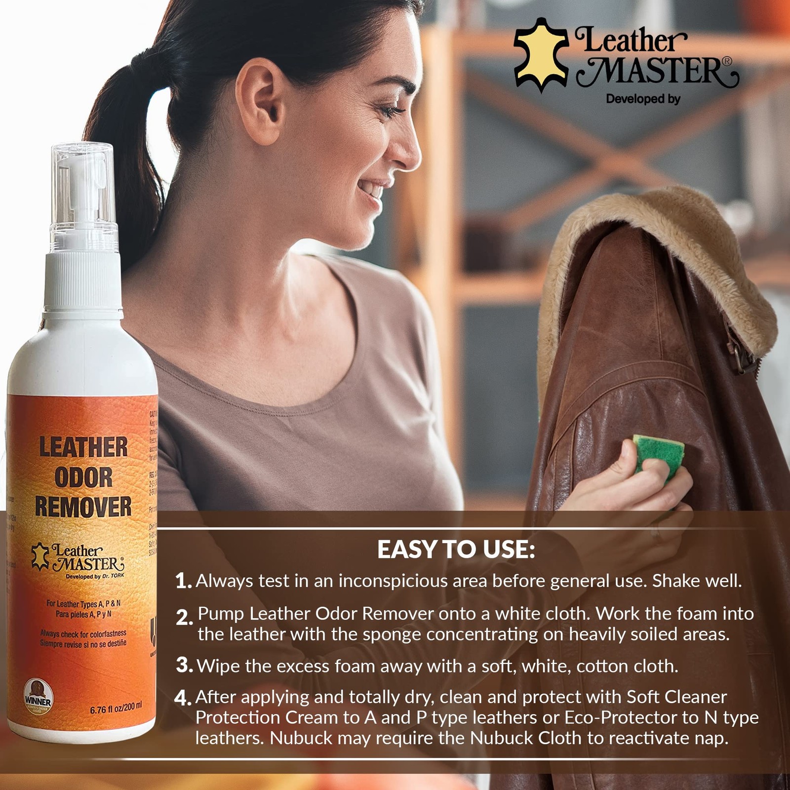 Leather Odor Remover 200 milliliters