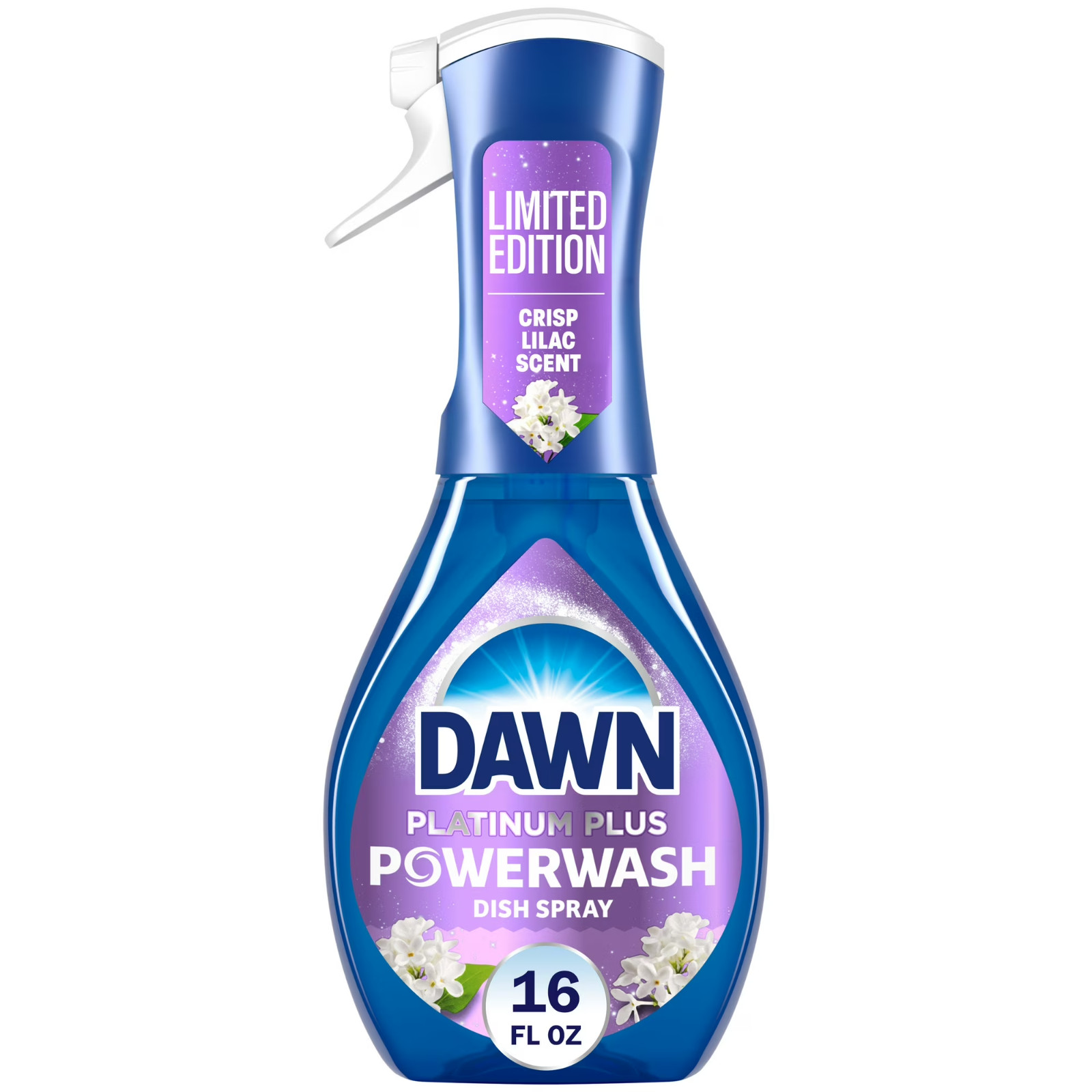 Dawn Powerwash Spray, Dish Soap, Dishwashing Liquid, Crisp Lilac, 16 Fl Oz