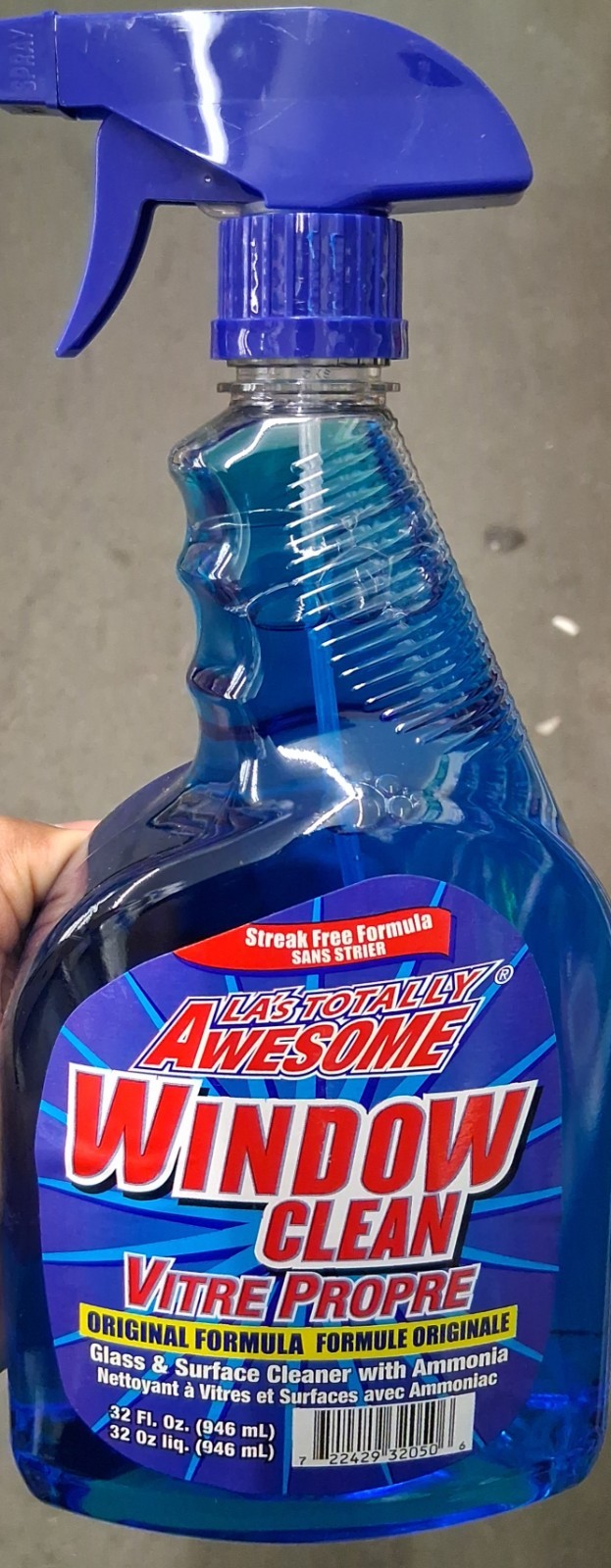 LA’s Totally Awesome Window Clean Spray Streak Free Glass Surface 32 fl oz