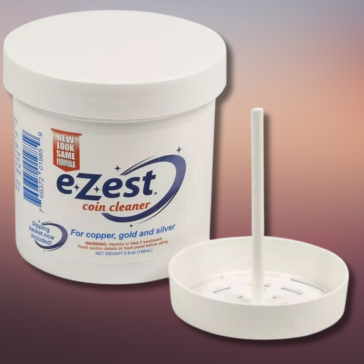 Easy Coin Jewelry Cleaner 5 oz for Gold Silver & Copper Items