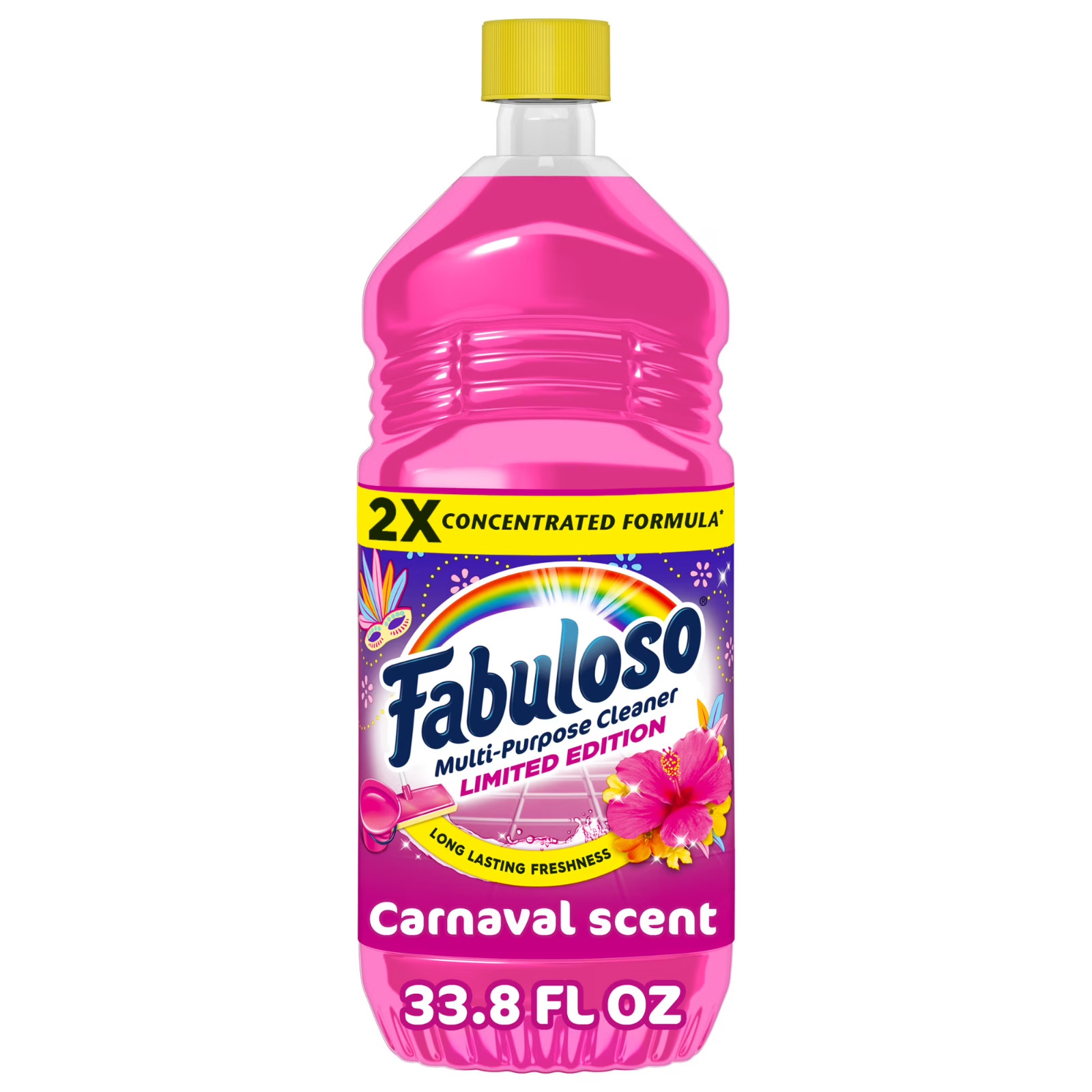 Fabuloso Multi-Purpose Cleaner, 2X Concentrated Formula, Limited Edition, Carnav