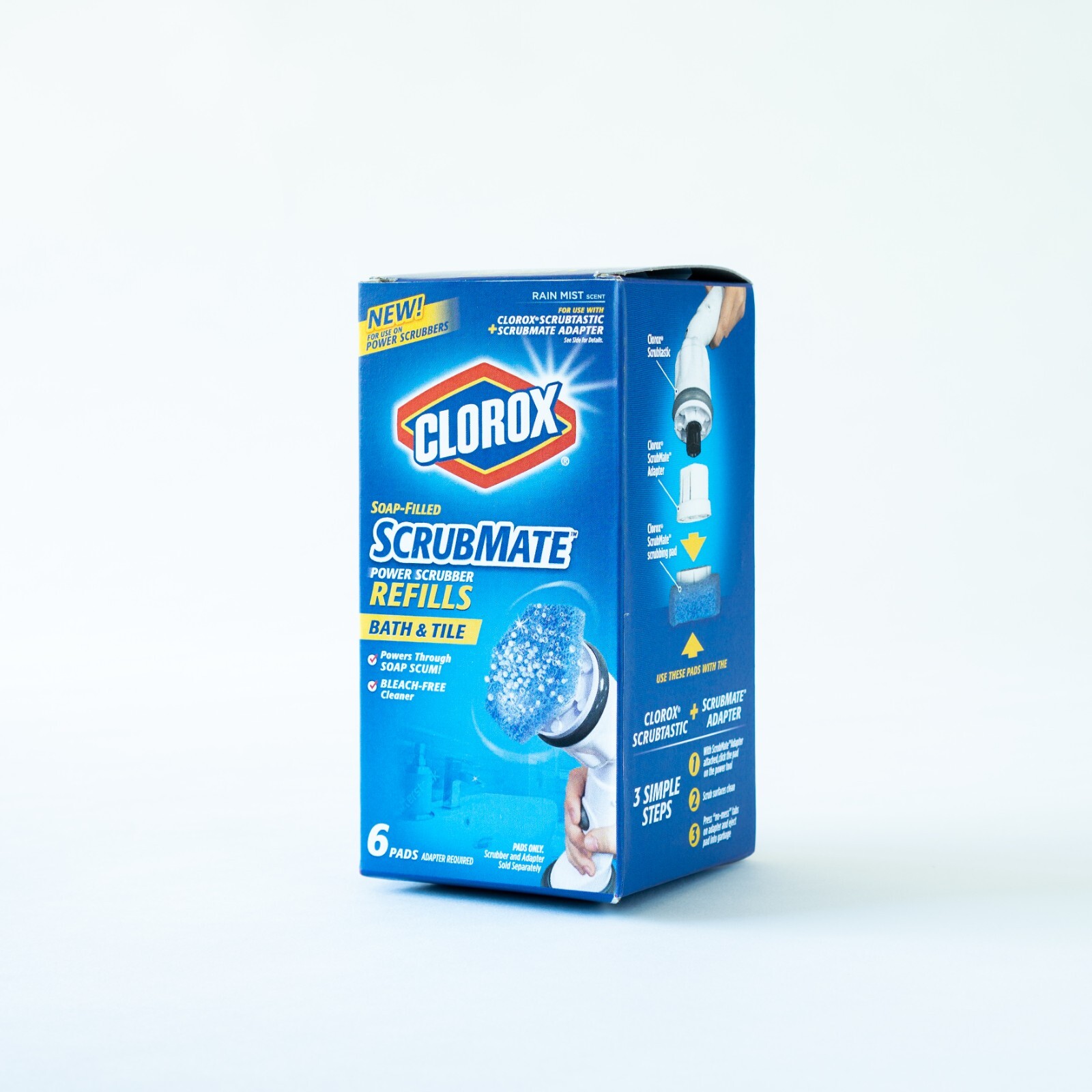 Clorox ScrubMate Bath Regular Scrubber Refill Pack; Includes 6 Refill Pads