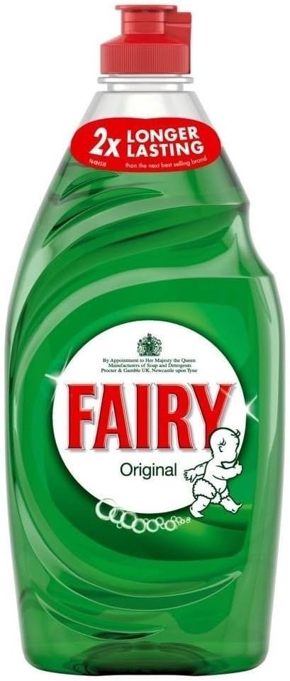 Fairy Original Washing Up Liquid 320ml 2 Pack – Concentrated Dish Soap Original