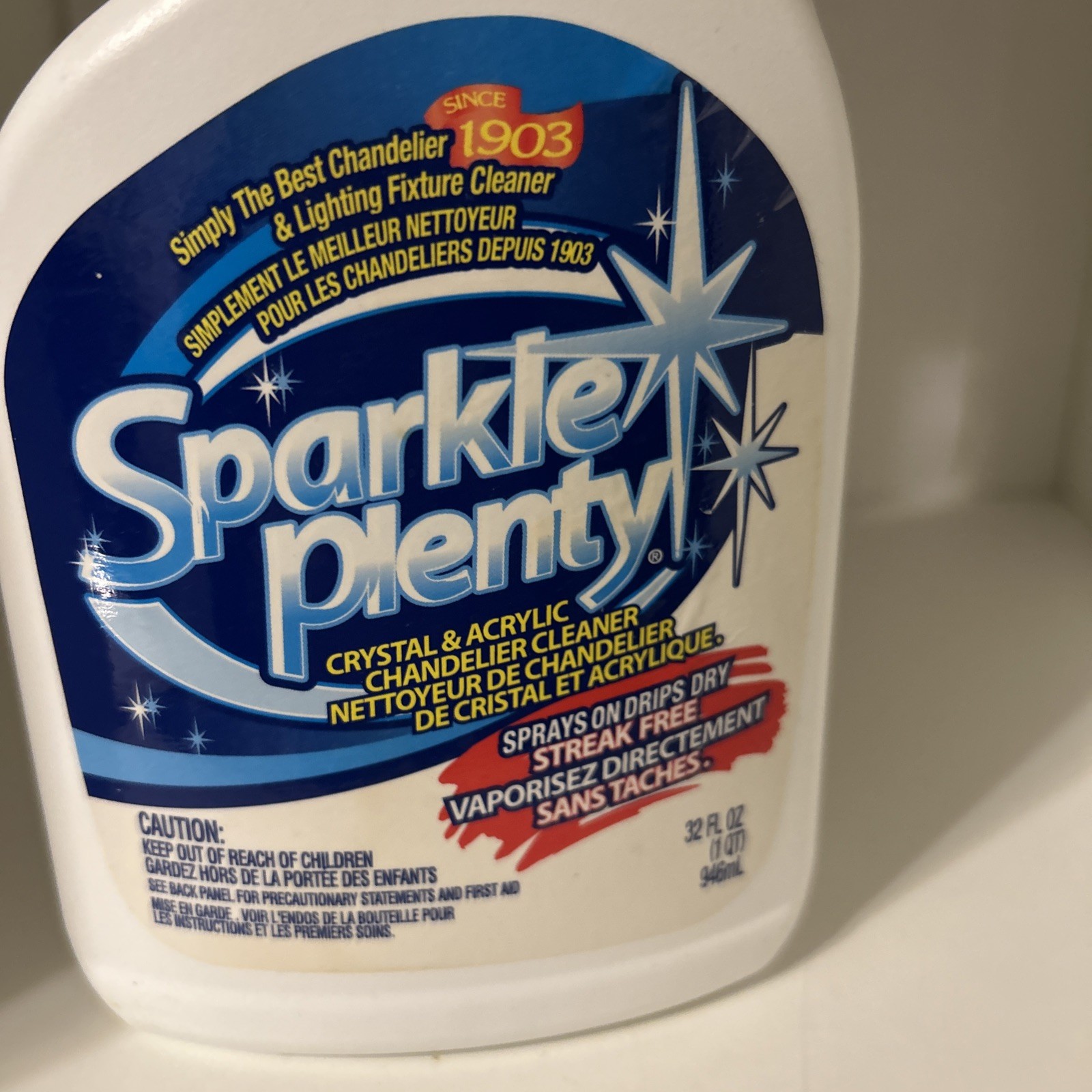 Sparkle Plenty Crystal Chandelier & Fine Collectables Cleaner 32 fl oz Refill