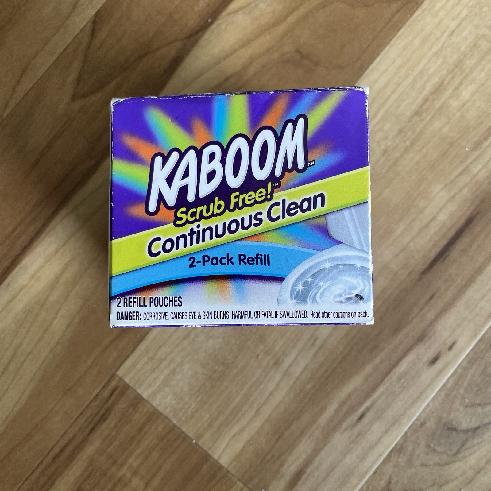 Expired Kaboom Scrub Free Continuous Clean Toilet Cleaning Refill 2 Count
