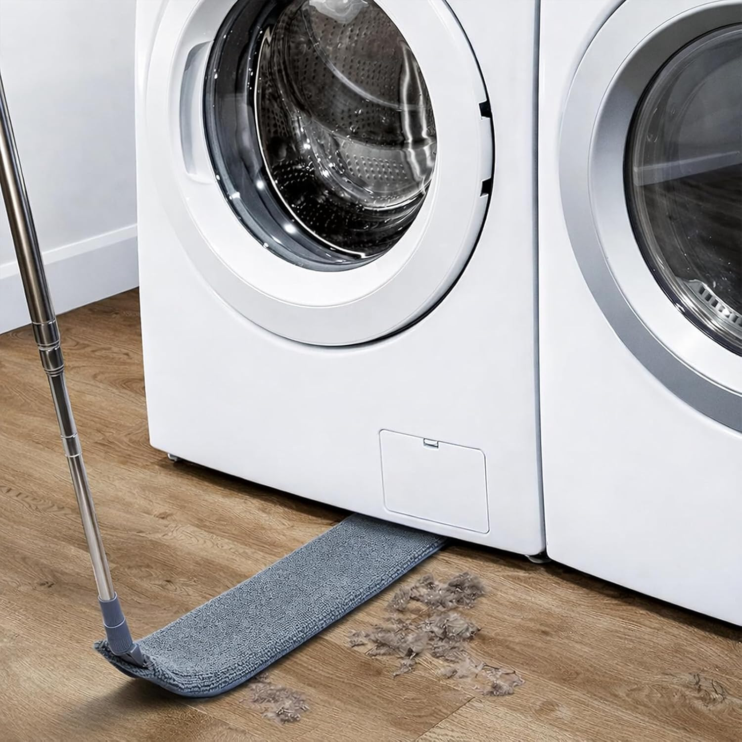 Retractable Gap Dust Cleaner with Extension Pole, Cleaning Tools with 3 Microfib