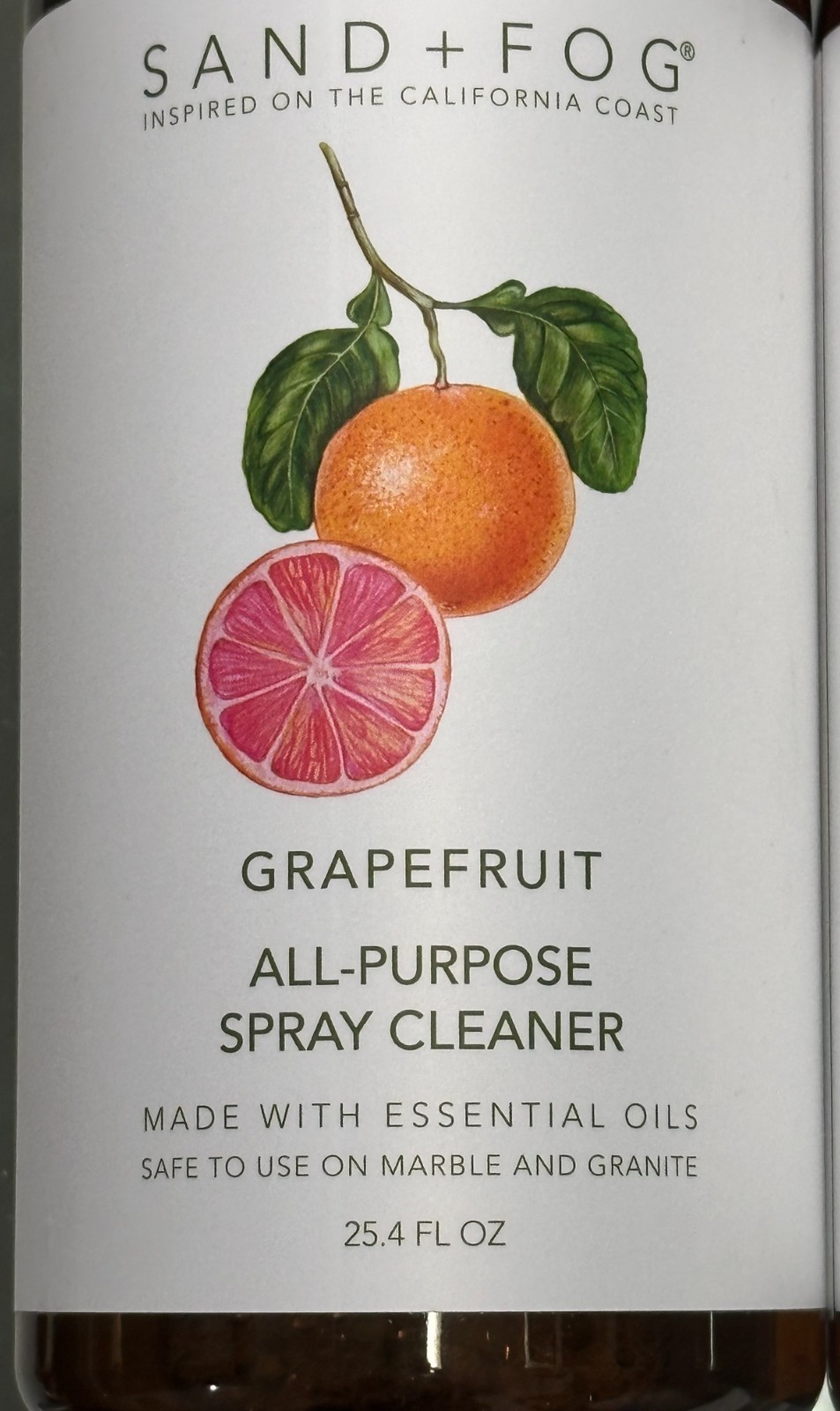 (2-Pack) SAND + FOG™ Plant-Based Kitchen REFRESHER & CLEANER ~ GRAPEFRUIT
