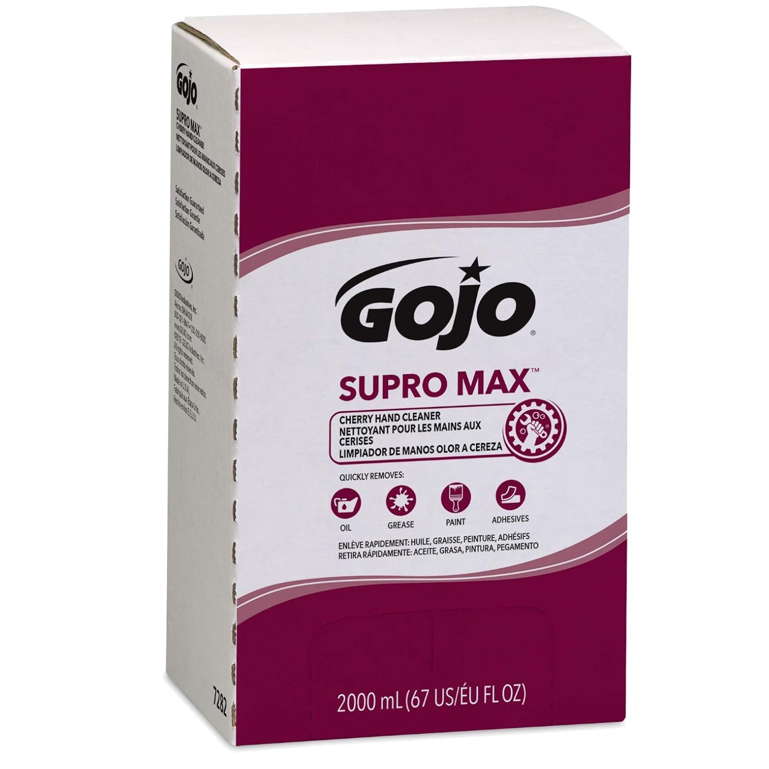 PRO TDX Supro Max Cherry Hand Cleaner – 2000 mL Refill, 4ct