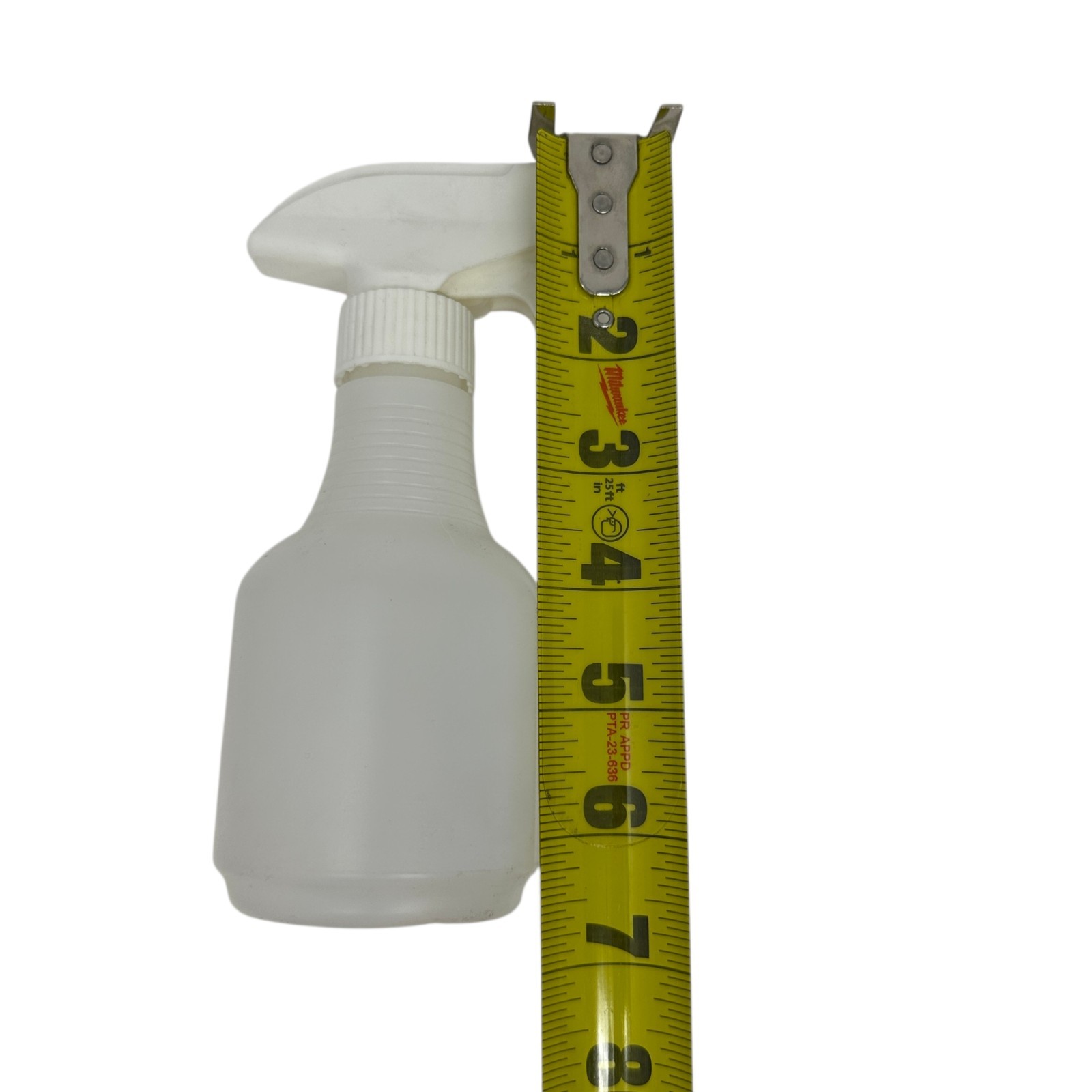 Empty White Plastic Trigger Spray Bottle 8 oz Refillable Sprayer Tool
