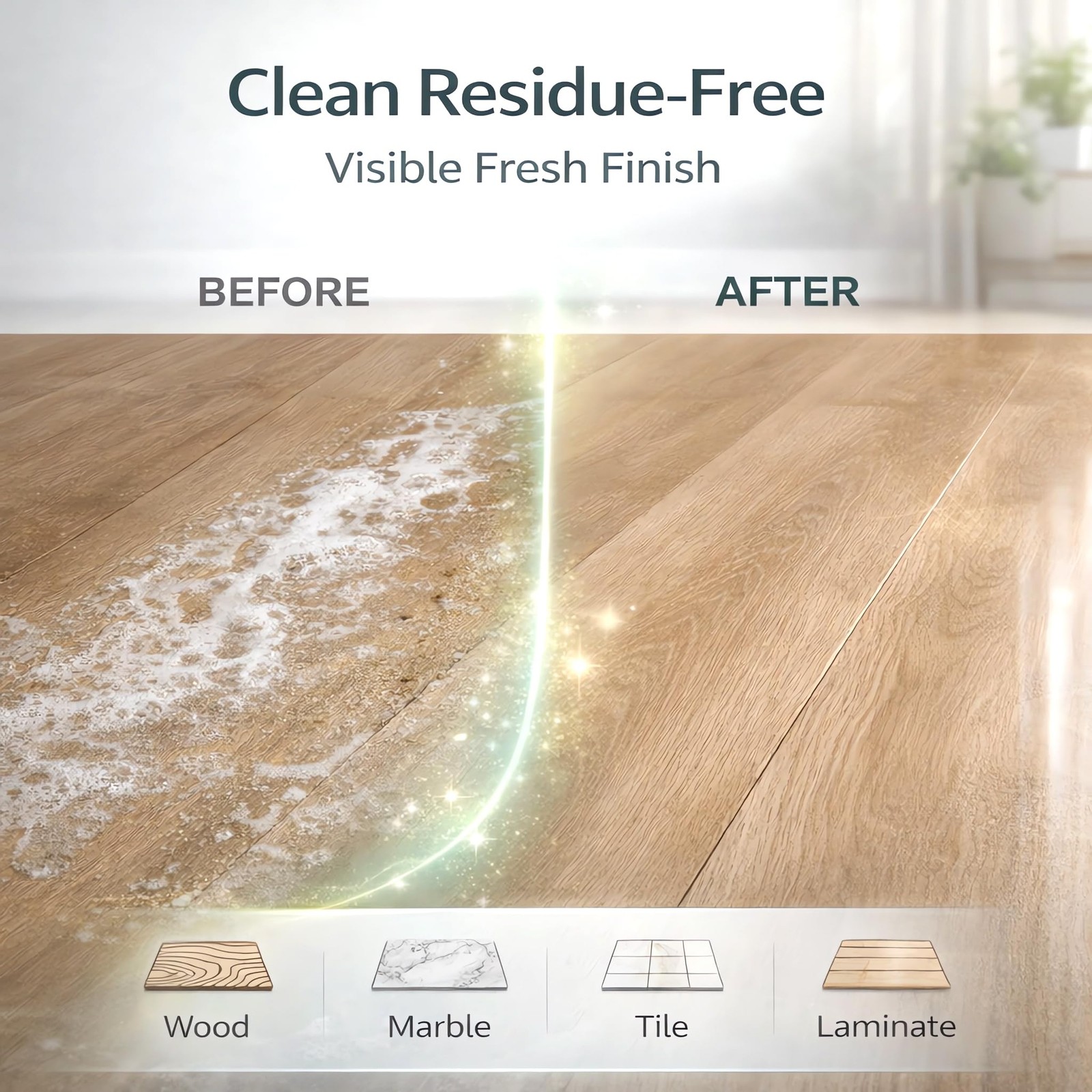 Floor Cleaning Solution, with Dreame Wet Dry Vacuum Cleaner, Low Foam Concent…