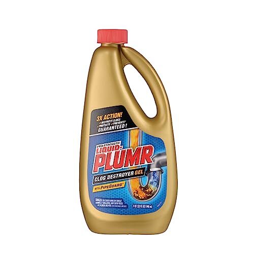Liquid-Plumr Pro-Strength Clog Destroyer Gel with PipeGuard, Liquid Drain