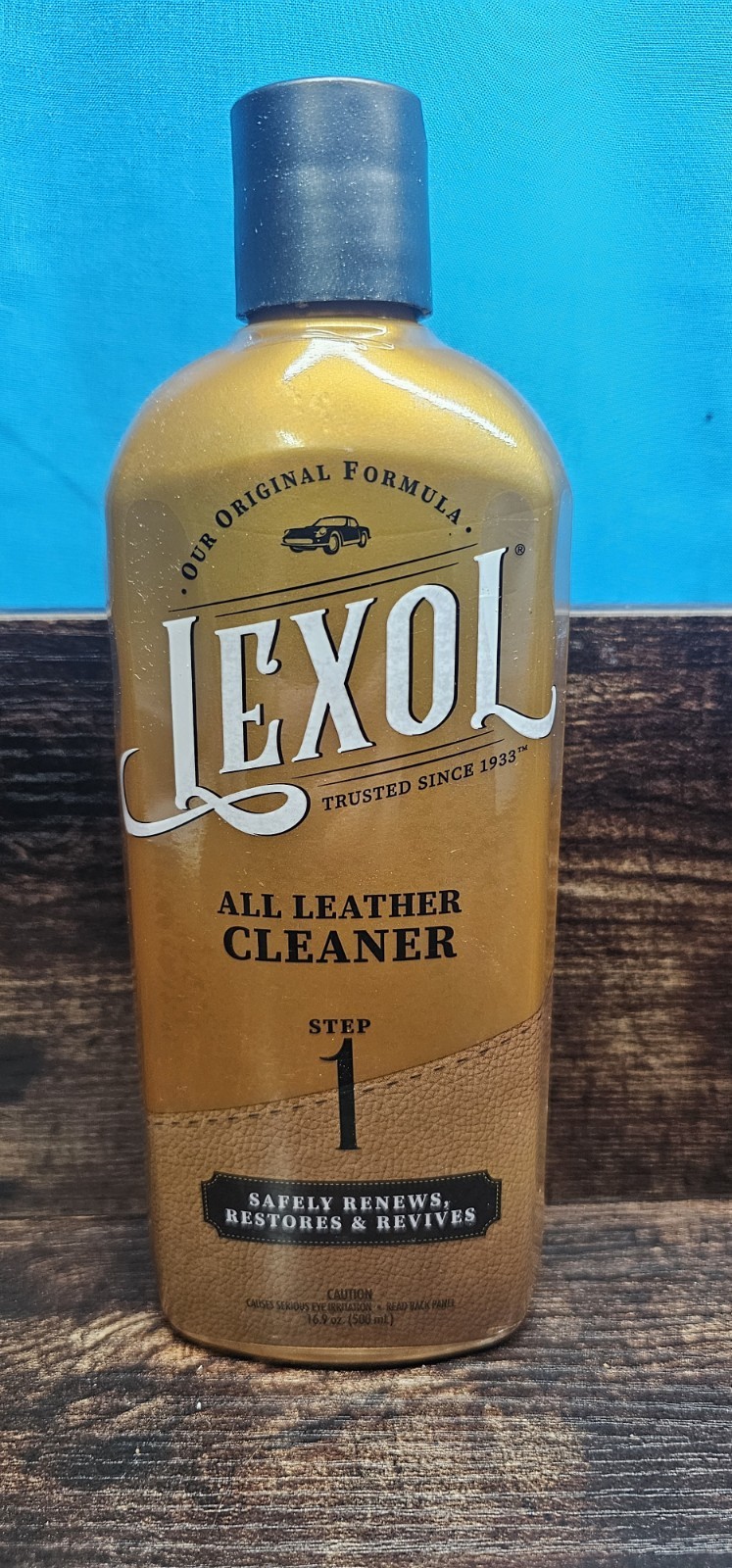 Lexol STEP 1 Leather Conditioner Safely Renews Restores Revives LXBCL16 16.9 oz.