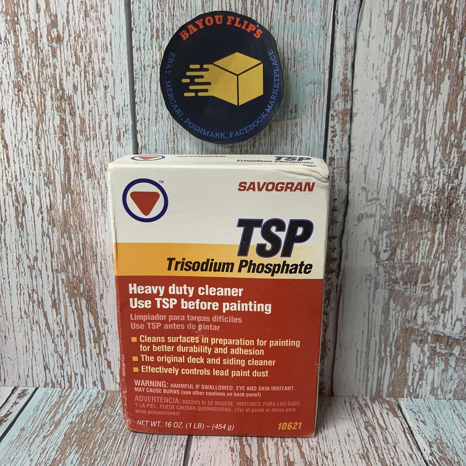 Savogran TSP (Trisodium Phosphate) Heavy Duty Cleaner, 1lb preps for paint