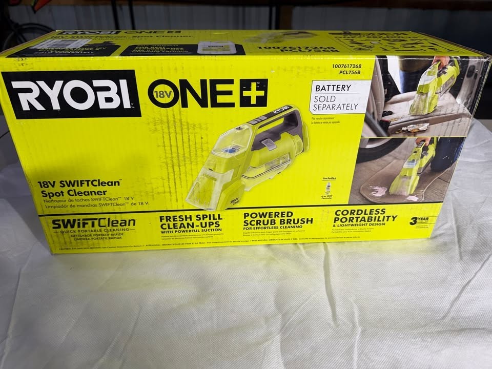 Ryobi 18v Swift clean Spot Cleaner