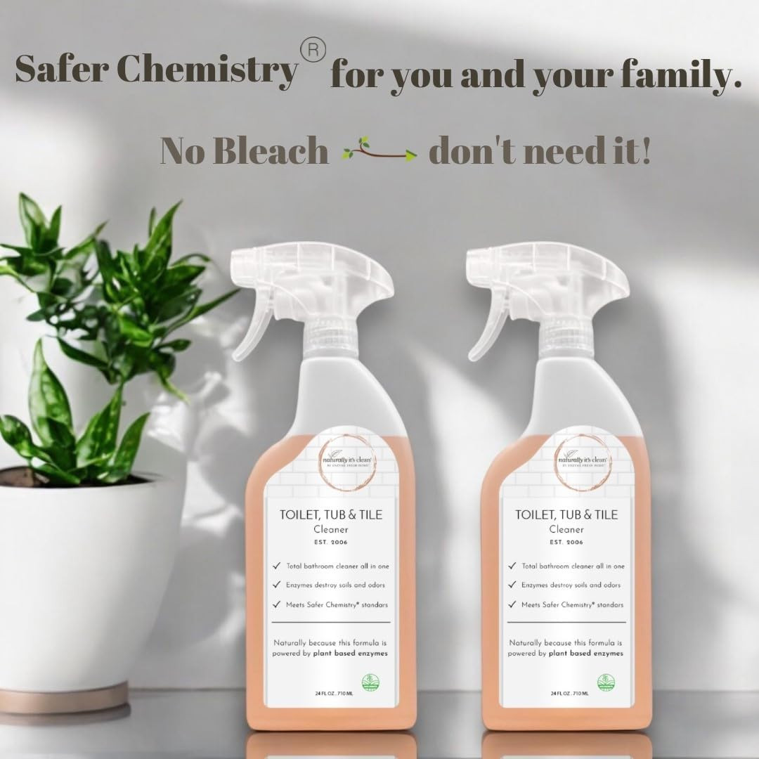 Bathroom Cleaner | Toilet, Tub, Tile, Shower & Sink | Plant-Based Enzymes | Remo