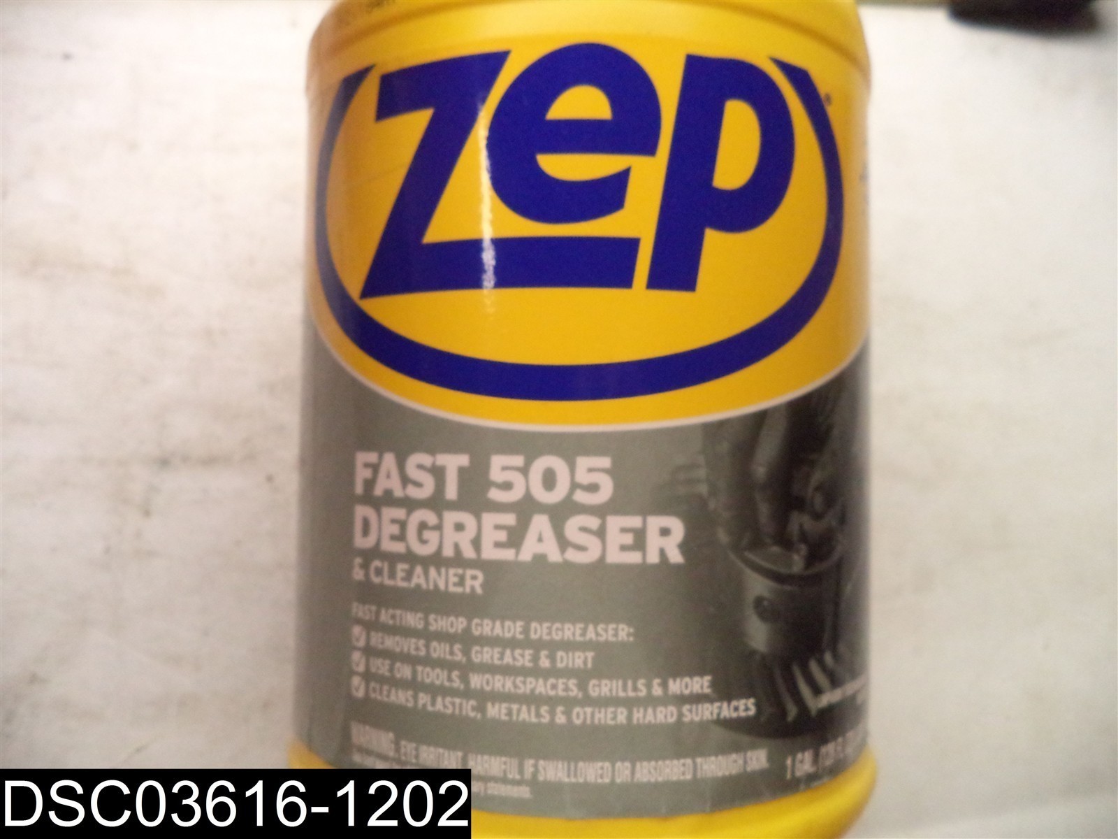 QTY=4 Gal(4X1 Gal):ZU505128 Zep Fast 505 Lemon Cleaner and Degreaser