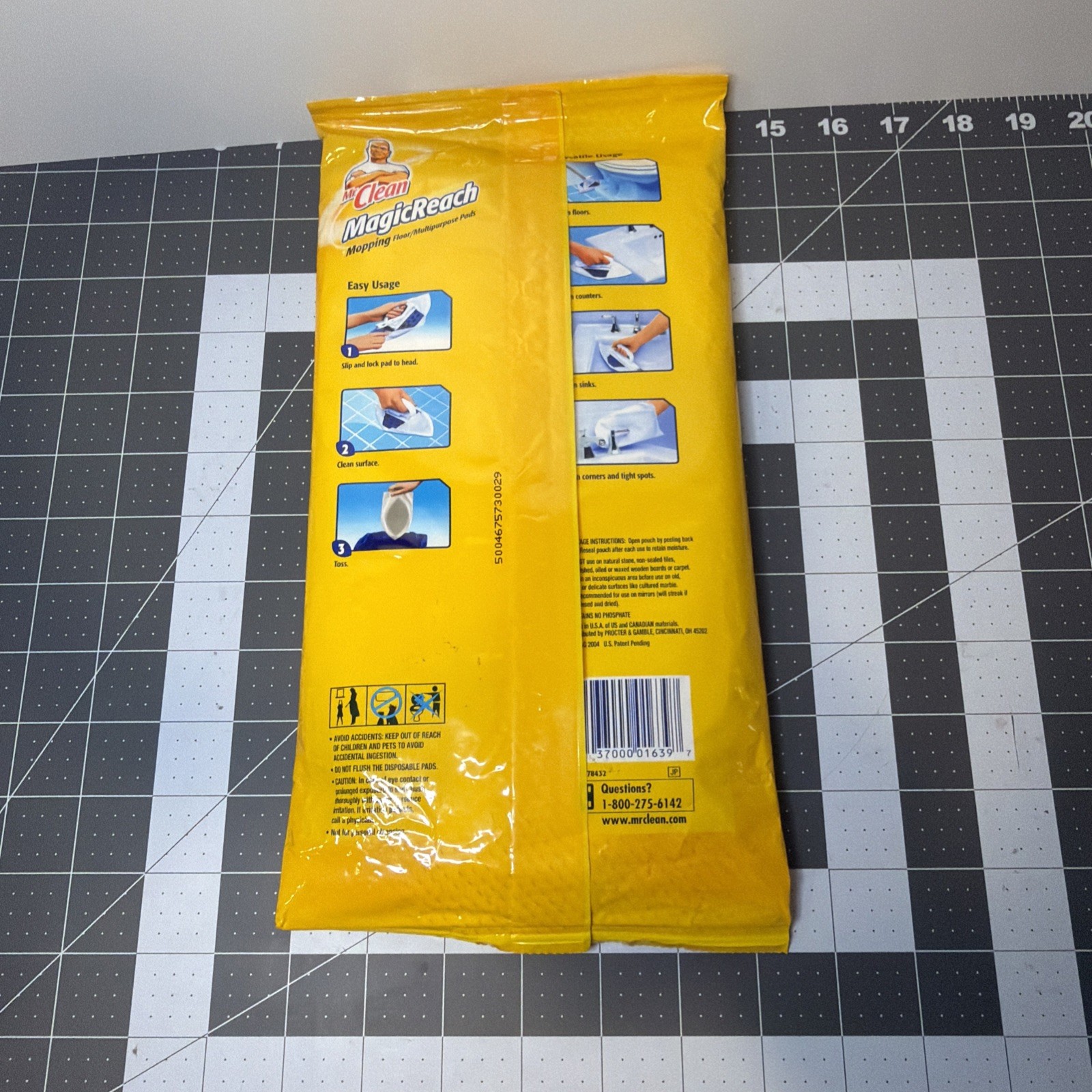 Mr. Clean MagicReach Mopping Floor Multipurpose 12 Refill Pads, Discontinued New