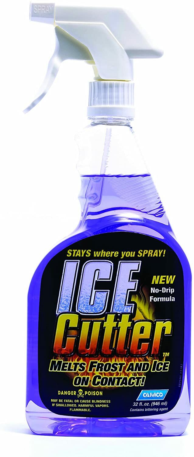 4 PACK …..Camco 30522 Ice Cutter Spray – 32 oz Windshield Trigger Spray Melts